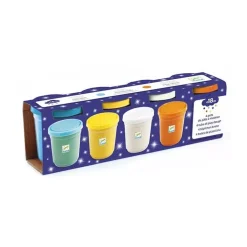 Djeco 4 Botes De Plastilina Con Purpurina Discount