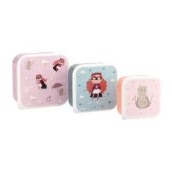 Tutete 3 Cajas Almuerzo Fantastic Girl New