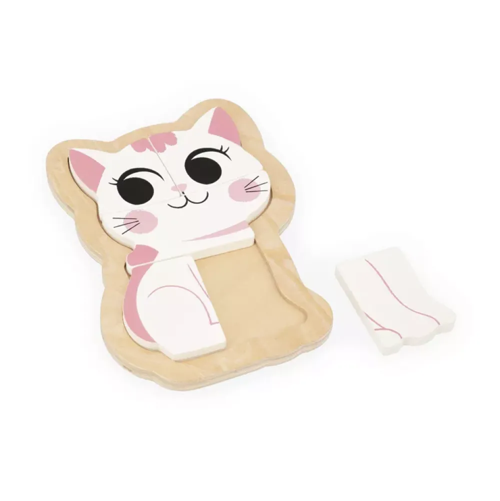 Janod 4 Puzzles Evolutivos: Animales De Compania Best Sale