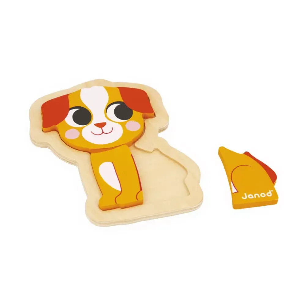 Janod 4 Puzzles Evolutivos: Animales De Compania Best Sale