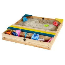 Plum Arenero De Madera Con Almacenamiento Flash Sale