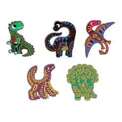 Janod Arte Scratch Dinosaurios Fashion