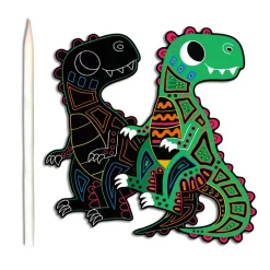 Janod Arte Scratch Dinosaurios Fashion