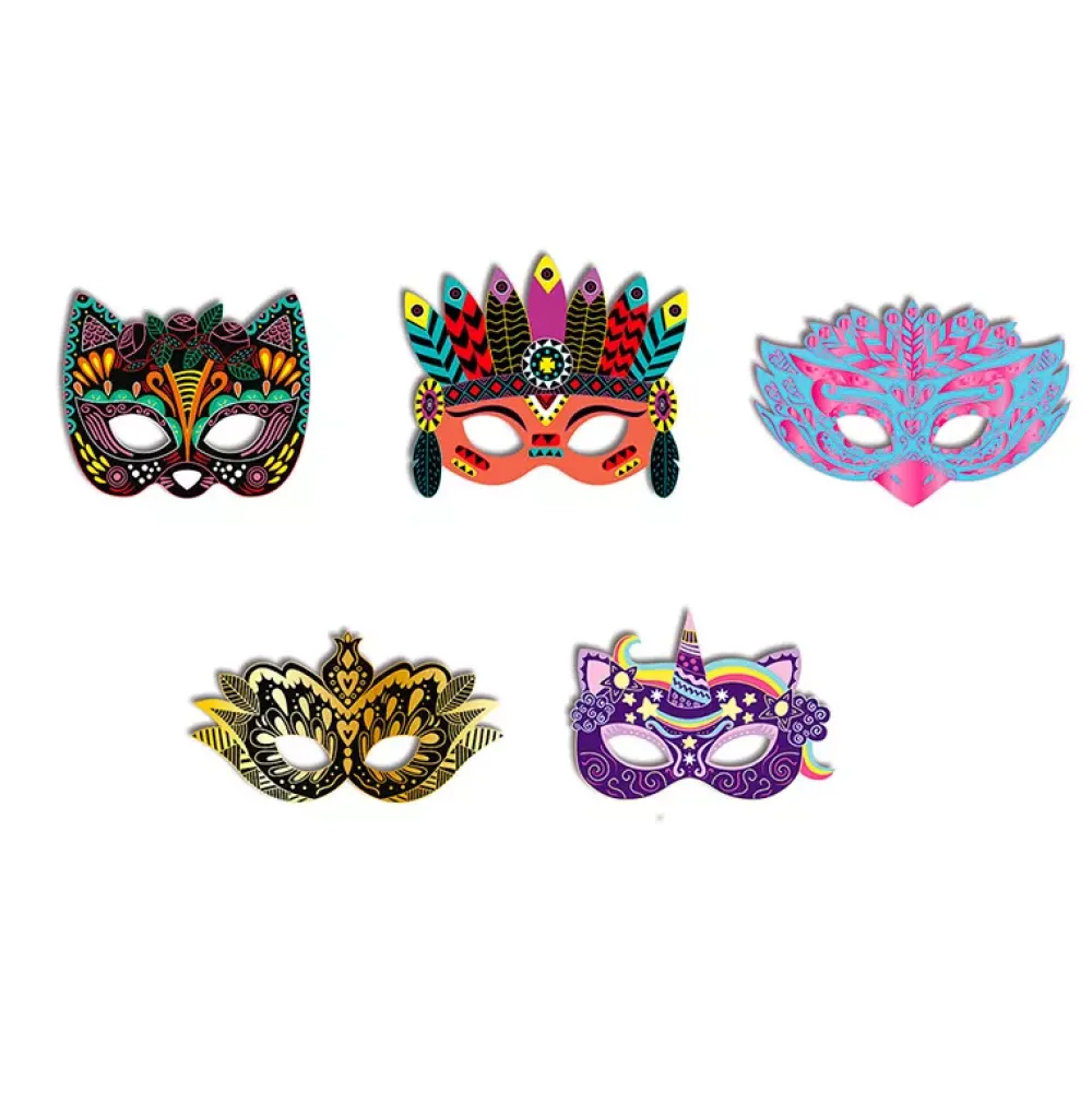 Janod Arte Scratch Mascaras De Fiesta Outlet