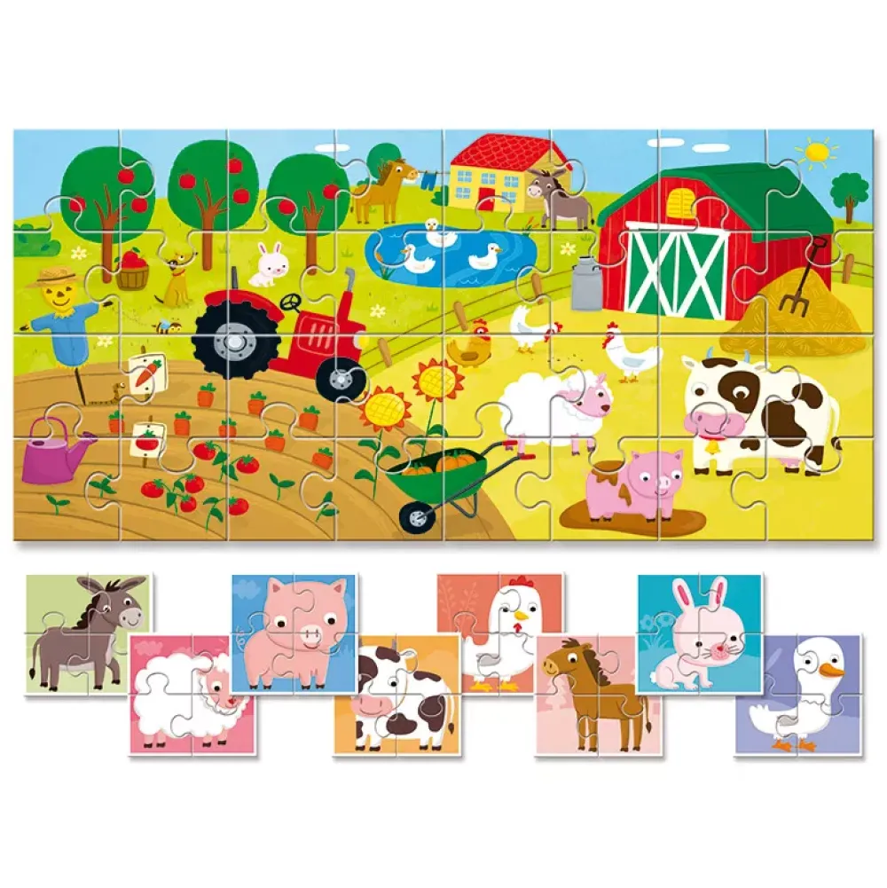 Ludattica Baby Puzzle: La Granja Outlet