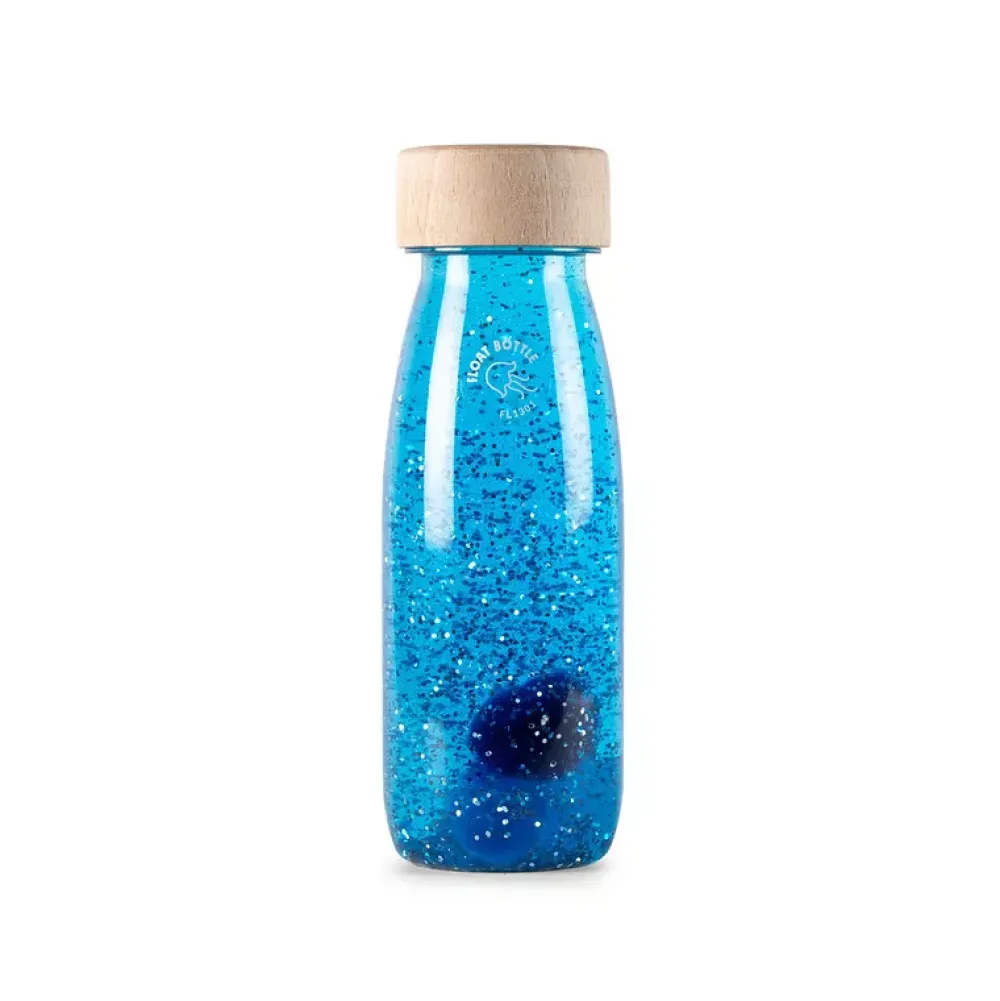 Petit Boum Botella Sensorial Flotante Azul Discount