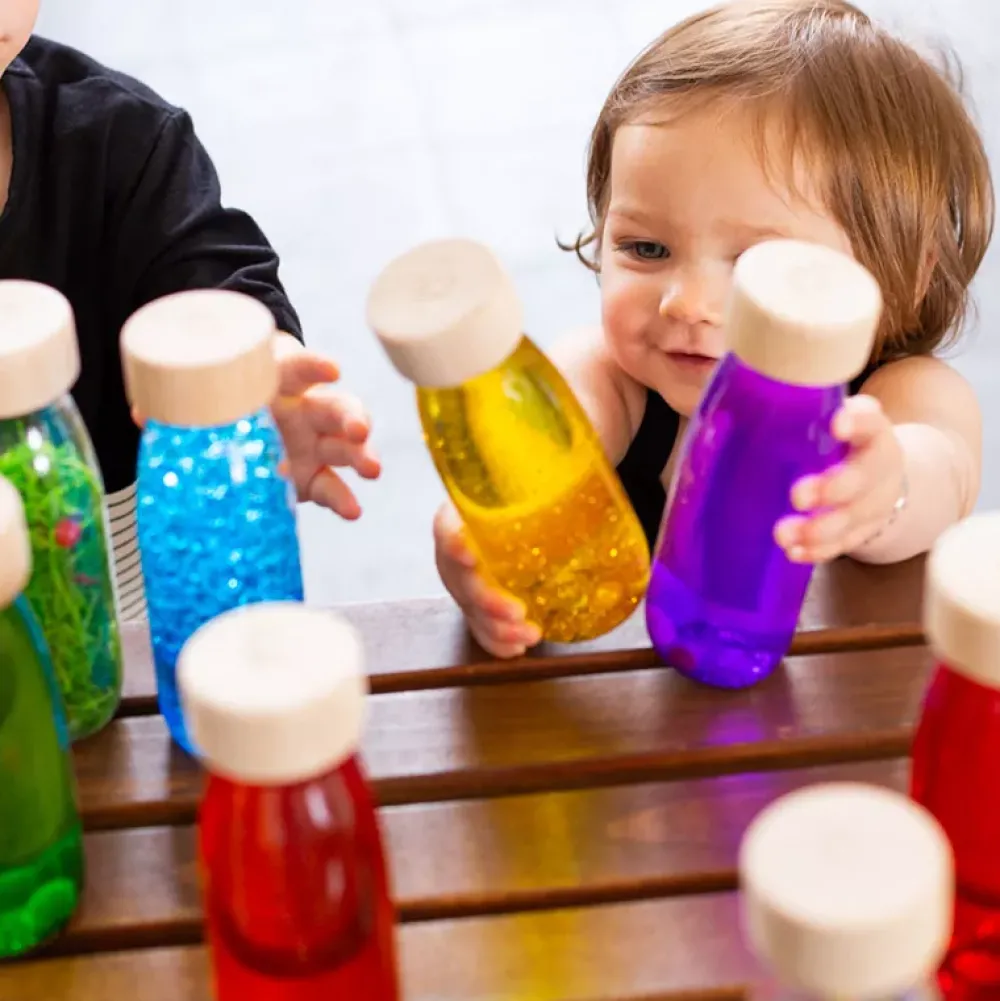 Petit Boum Botella Sensorial Flotante Lila Discount