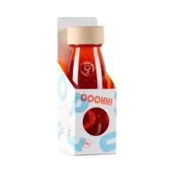 Petit Boum Botella Sensorial Flotante Roja Fashion