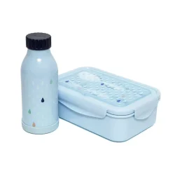 Petit Monkey Botella Termica Drops Blue Fashion