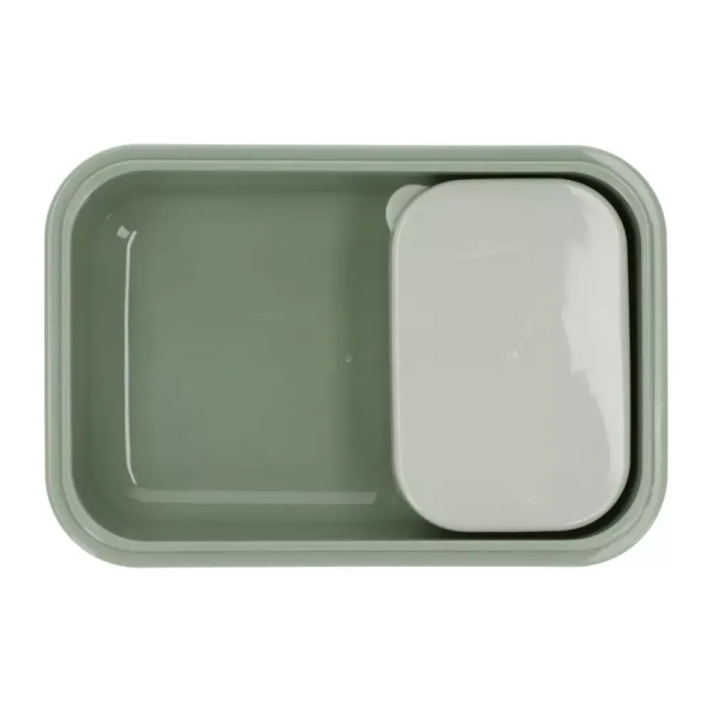 Tutete Caja Almuerzo Bento Leaves Sage Cheap