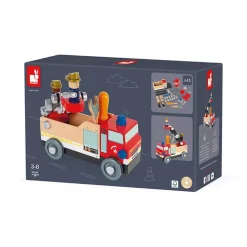 Janod Camion De Bomberos Brico Kids New
