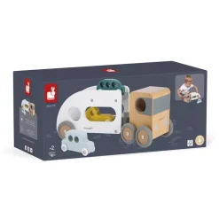 Janod Camion Transportador De Coches Con 3 Vehiculos Outlet