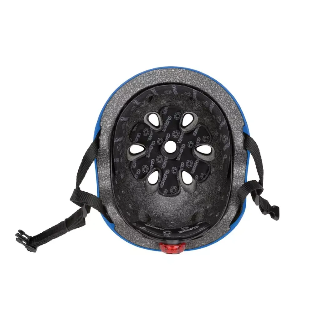 Globber Casco Junior Con Luces Azul Sale