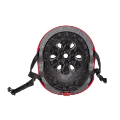 Globber Casco Junior Con Luces Rojo New