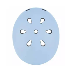 Globber Casco Pequeno Con Luces Azul Pastel Cheap