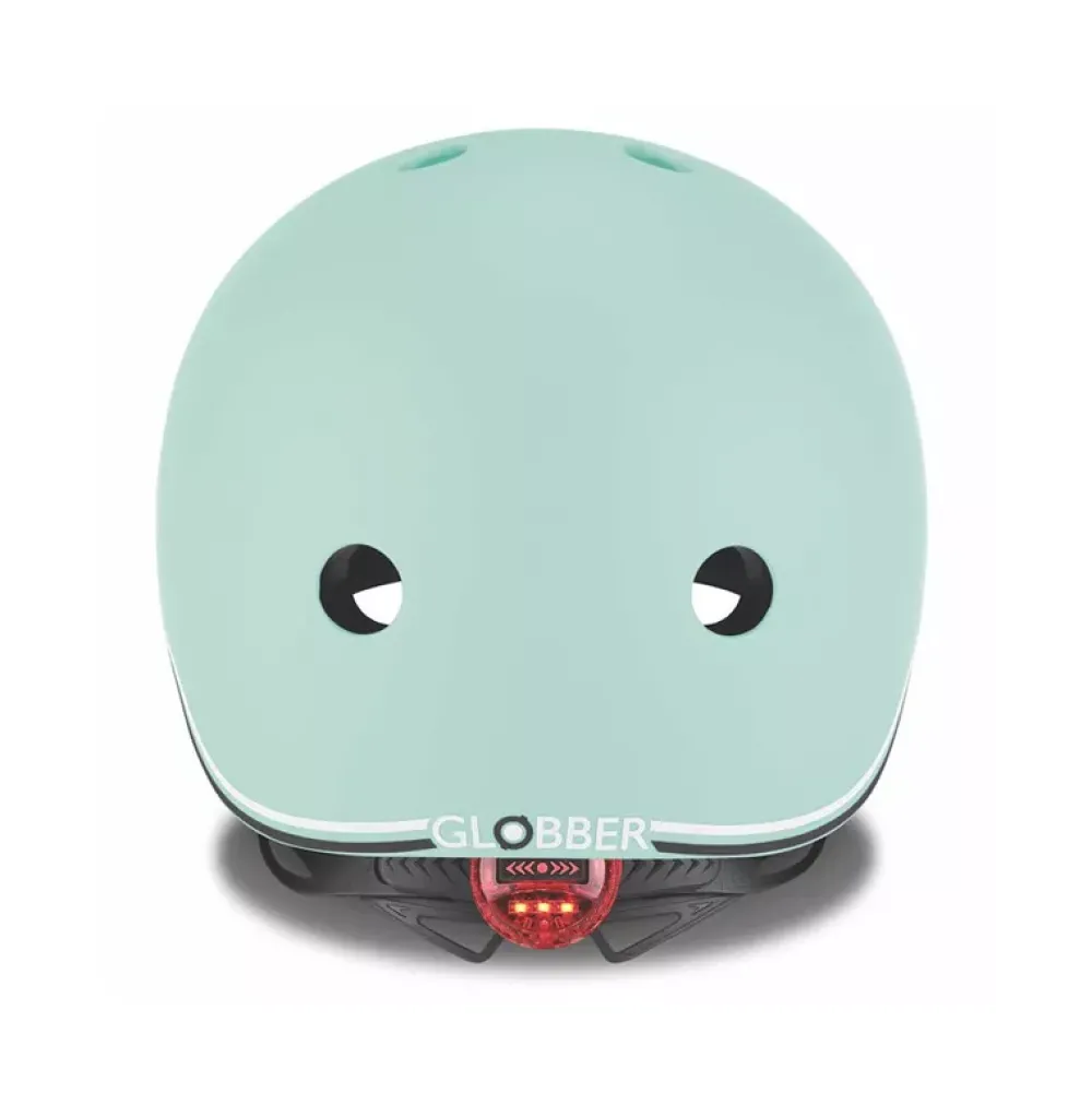 Globber Casco Pequeno Con Luces Verde Pastel Outlet