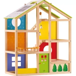 Hape Casita De Madera 4 Estaciones Hot
