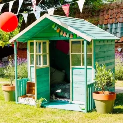 Plum Casita De Madera Para Jardin Azul Teal Best Sale