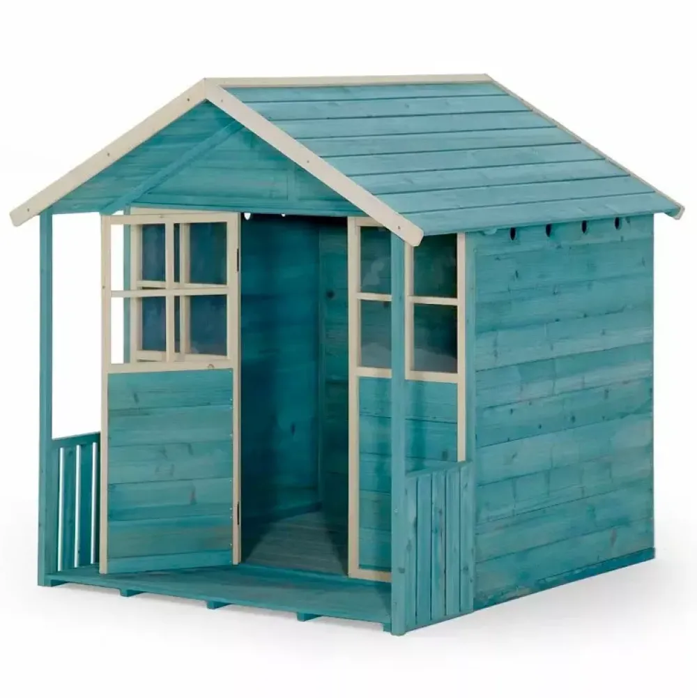 Plum Casita De Madera Para Jardin Azul Teal Best Sale