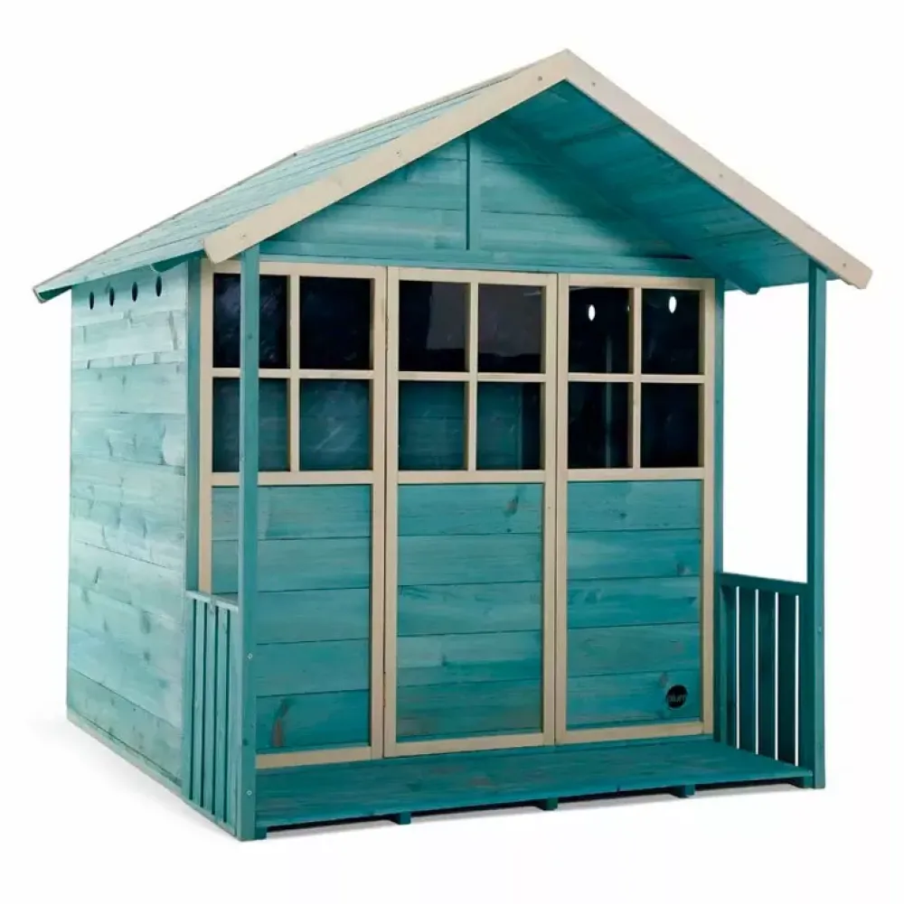 Plum Casita De Madera Para Jardin Azul Teal Best Sale