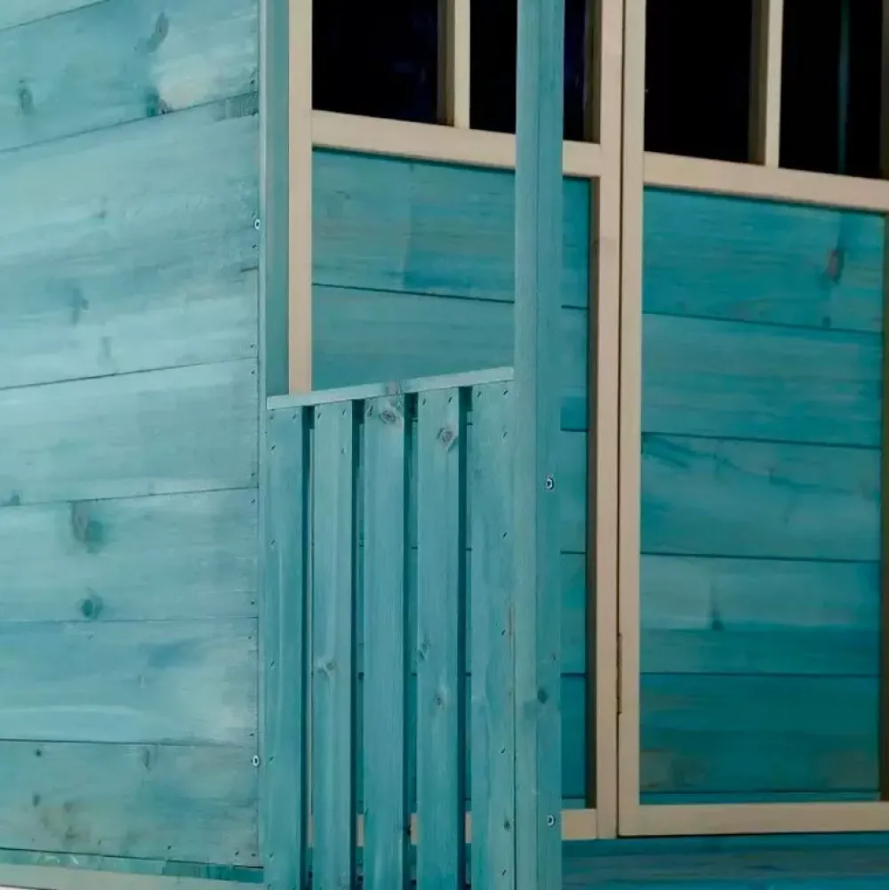 Plum Casita De Madera Para Jardin Azul Teal Best Sale