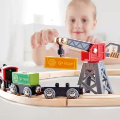 Hape Circuito De Tren: Despacho De Carga Fashion