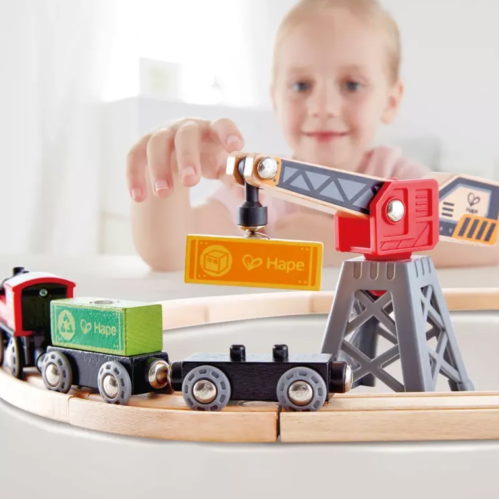 Hape Circuito De Tren: Despacho De Carga Fashion