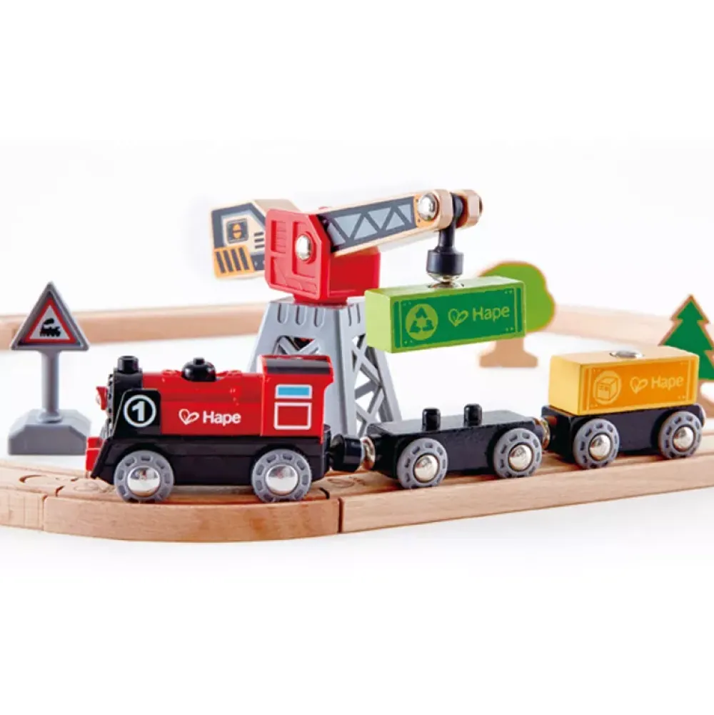 Hape Circuito De Tren: Despacho De Carga Fashion
