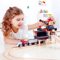 Hape Circuito De Tren: Set De Carga Minera Shop