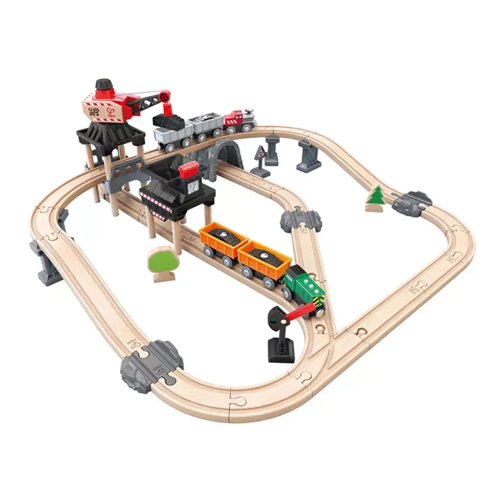 Hape Circuito De Tren: Set De Carga Minera Shop