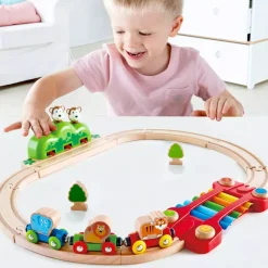 Hape Circuito Infantil: Tren Musical Con Monos Sale