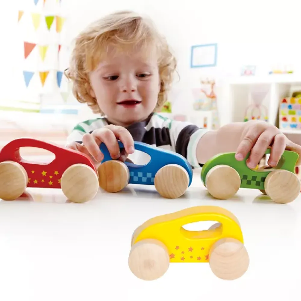 Hape Coche De Madera Amarillo Cheap