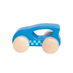 Hape Coche De Madera Azul Flash Sale