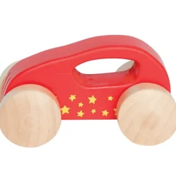Hape Coche De Madera Rojo Flash Sale