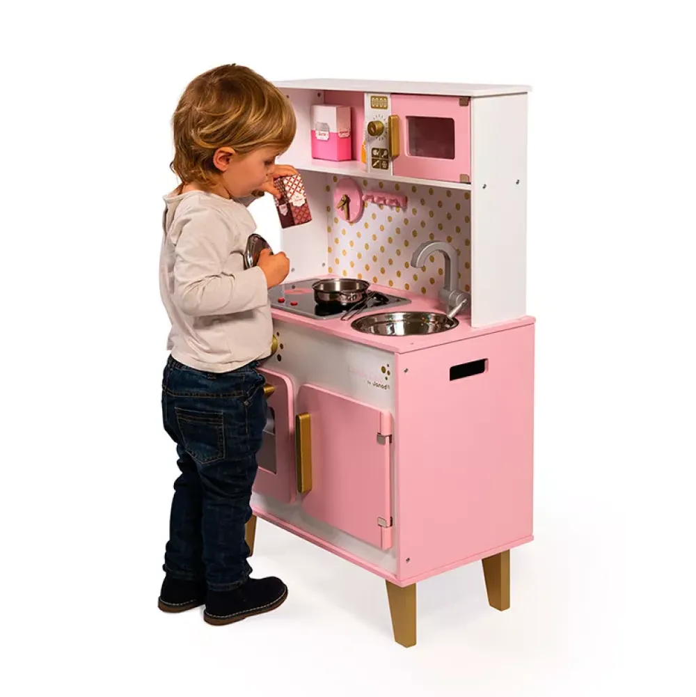 Janod Cocinita De Madera Candy Chic Clearance