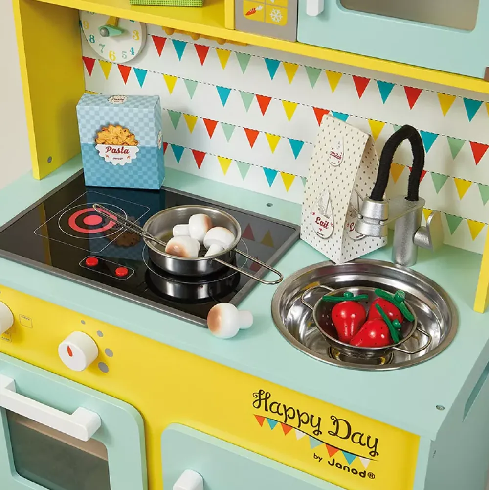 Janod Cocinita De Madera Happy Day Cheap