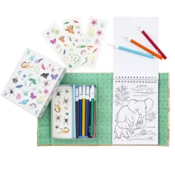 Tiger Tribe Colouring Set: Animales Best