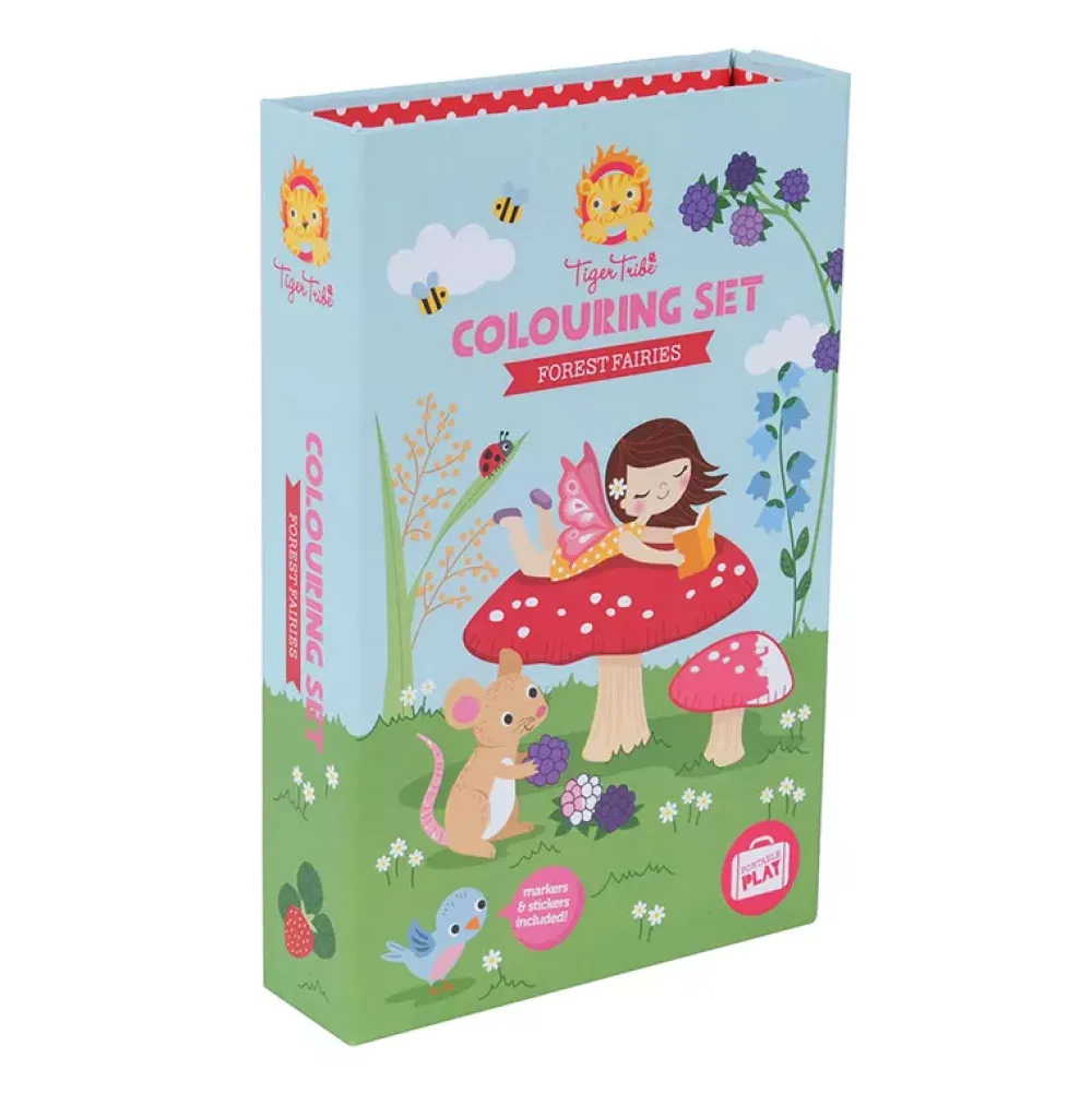 Tiger Tribe Colouring Set: Hadas Del Bosque Shop