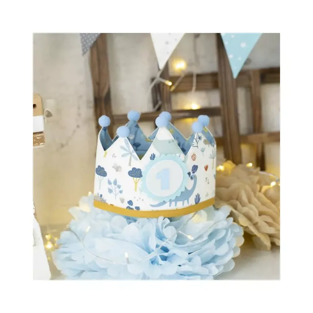 Enfila't Corona De Cumpleanos Dino Fashion