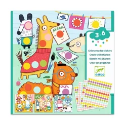 Djeco Crear Con Pegatinas Flash Sale