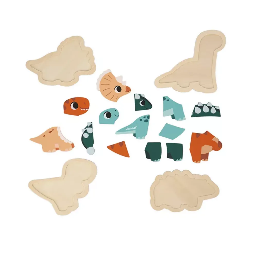 Janod Dino: 4 Puzzles Evolutivos Best Sale