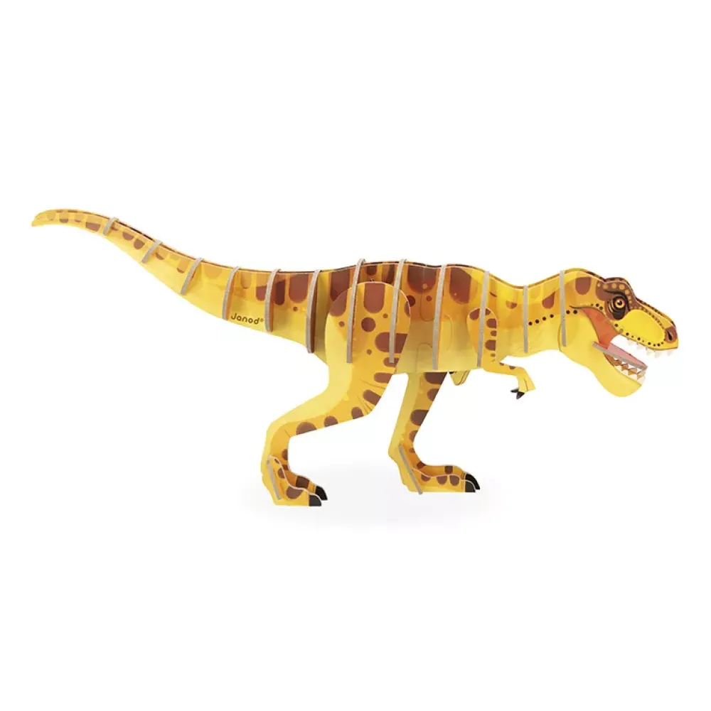 Janod Dino: Puzzle Con Volumen Rex New
