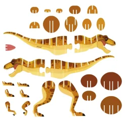 Janod Dino: Puzzle Con Volumen Rex New