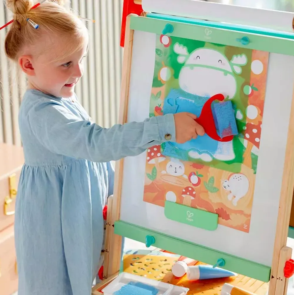 Hape Diversion Con Pintura Y Esponjas Fashion