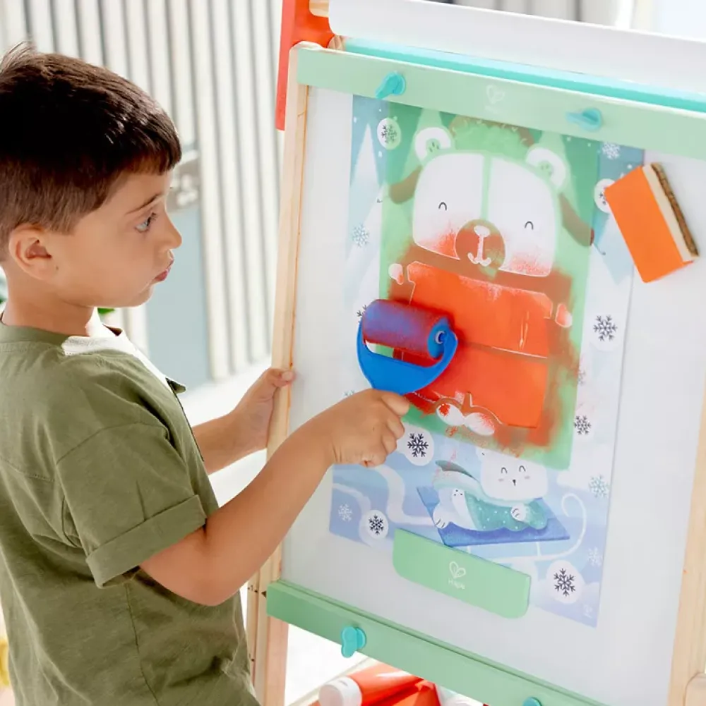 Hape Diversion Con Pintura Y Esponjas Fashion