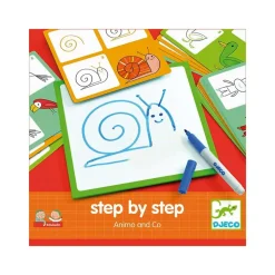 Djeco Eduludo Step By Step Aprendo A Dibujar Animales Store