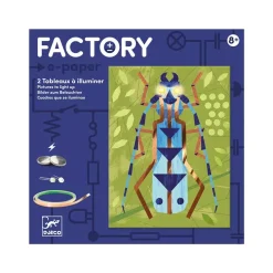 Djeco Factory Tarjetas Luminosas: Insectarium Fashion