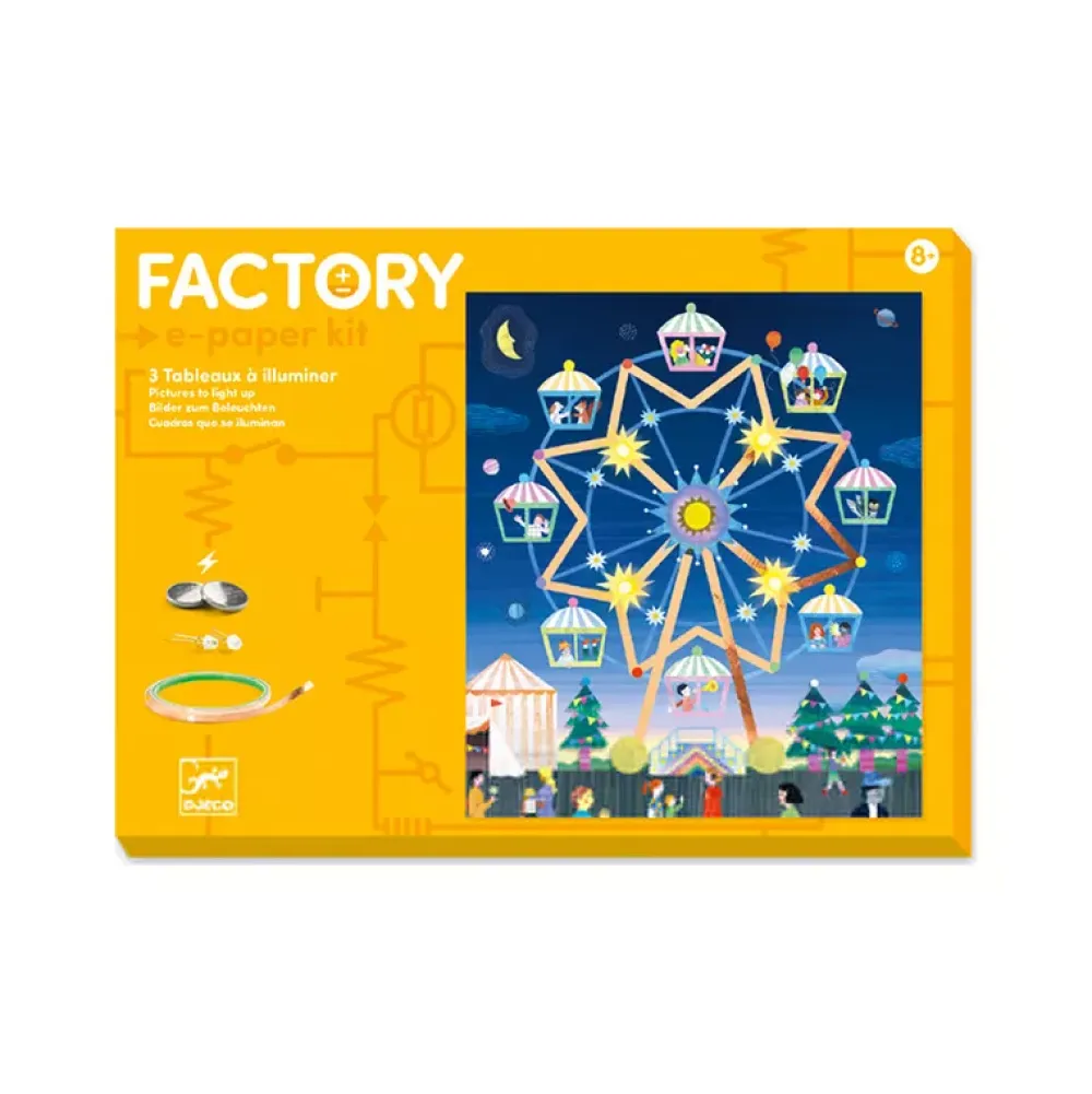 Djeco Factory Tarjetas Luminosas: Alli Arriba Hot