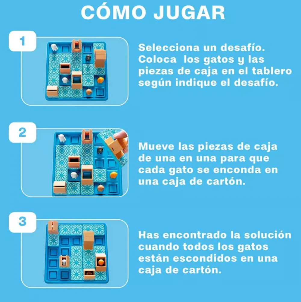 SmartGames Gatos Y Cajas Hot