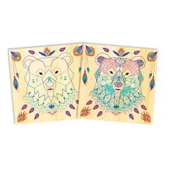 Janod Hilos Tensados: 5 Cuadros De Animales Store